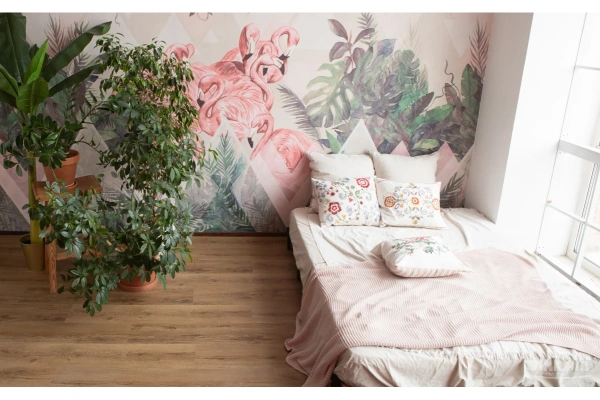 Кварцвиниловая плитка  VINILAM Cork Premium Дуб Витория 33808